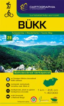 Bükk turistatérkép könyv